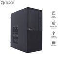 Case con Fuente TEROS Te-1033S, Mini Tower, Micro-ATX / Mini-ITX, USB , Audio, 250W