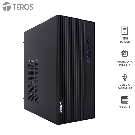 CASE STD MICRO ATX 250W TE1035