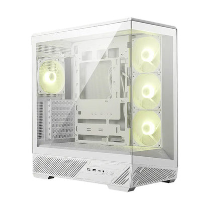 Case MSI Mag Pano 130R PZ/White, Factor Forma: Mid-Tower, Soporta: Mini-ITX/Micro-ATX