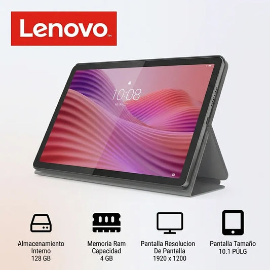 Tablet Lenovo Idea 10.1 WUXGA (1920X1200) TFT LCD (IPS) /Touch/Android 14 O Superior 4G LTE