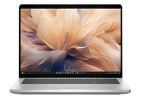 Dell Pro Plus - Notebook - 14" (Intel Core Ultra 7 266VvPro / 5.0 MHz-16 GB-DDR5 SDRAM-512 GB-Integrated Intel Graphics-Windows 11 Pro-3-year warranty-Silver)