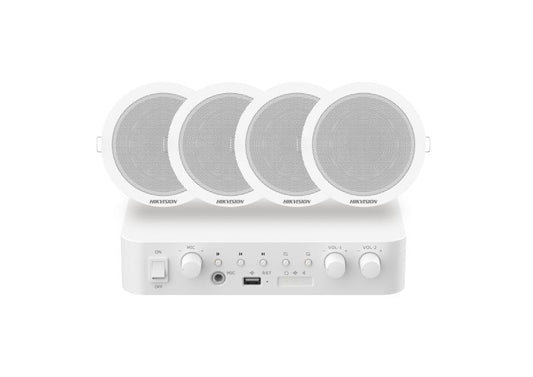 Hikvision - Speakers Analog Audio Kit with 60W Amplifier