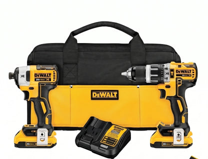 Combo DeWalt Inalámbrico: Taladro Percutor + Atornillador de Impacto (DCK287D2)