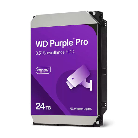 Disco Duro Western Digital Purple Pro, WD241Purp,24TB, Sata, 7200Rpm, 3.5, Cache 512