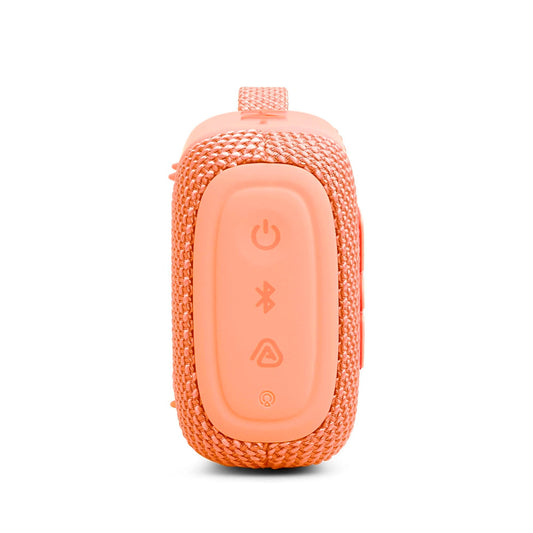 JBL Go 5 BT - Speaker - Orange (Bluetooth-Gran sonido en la palma de tu mano-Iluminación ambiental que mejora el estado de ánimo-Hasta 10 horas con Playtime Boost-A prueba de todo (polvo, agua y caídas)-Emparejamiento estéreo instantáneo AirTouch-Conéctat