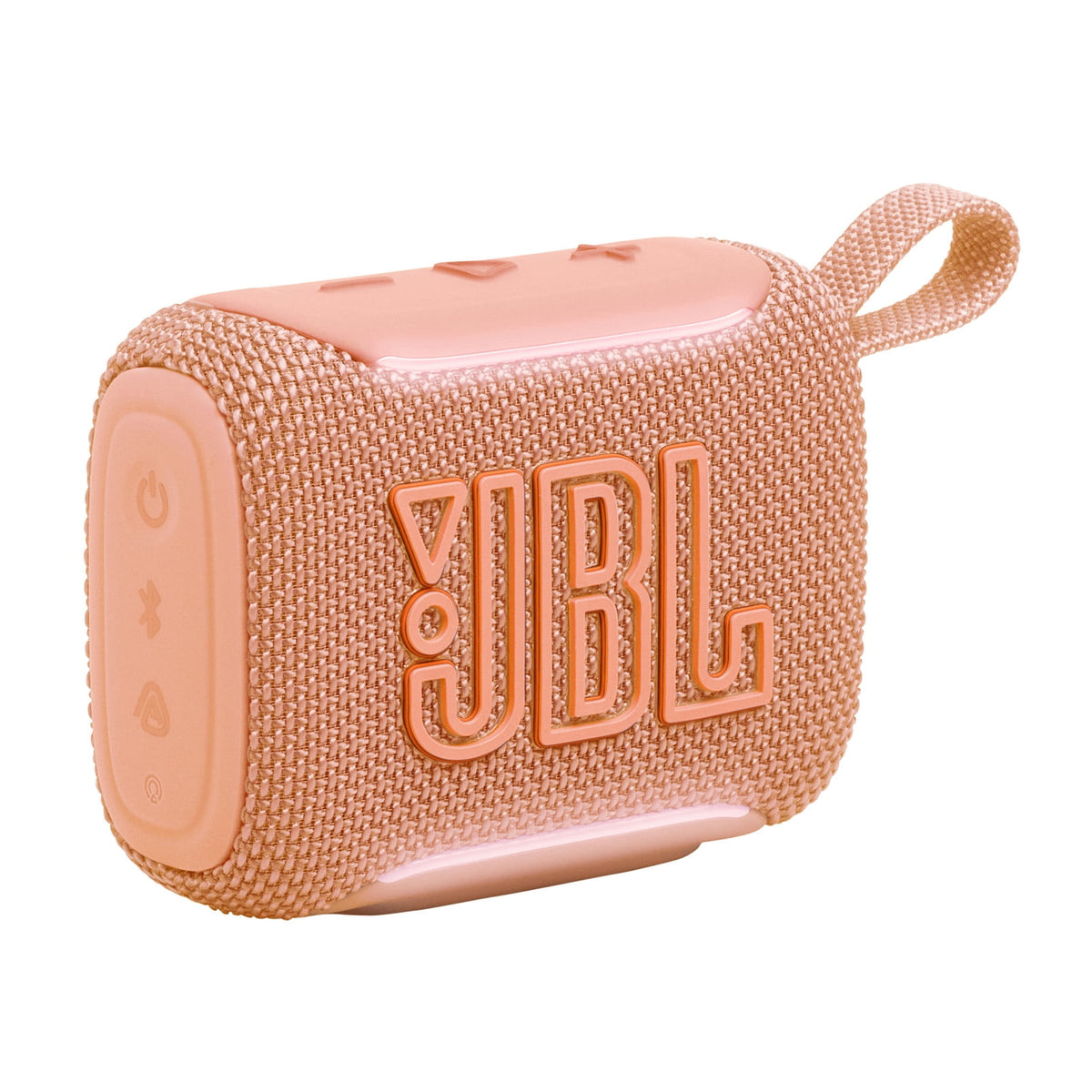 JBL Go 5 BT - Speaker - Orange (Bluetooth-Gran sonido en la palma de tu mano-Iluminación ambiental que mejora el estado de ánimo-Hasta 10 horas con Playtime Boost-A prueba de todo (polvo, agua y caídas)-Emparejamiento estéreo instantáneo AirTouch-Conéctat