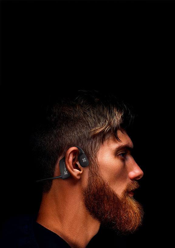 Klip Xtreme - Headphones - Para Phone / Para Cellular phone / Para Tablet (Wireless-Bone Conduction)