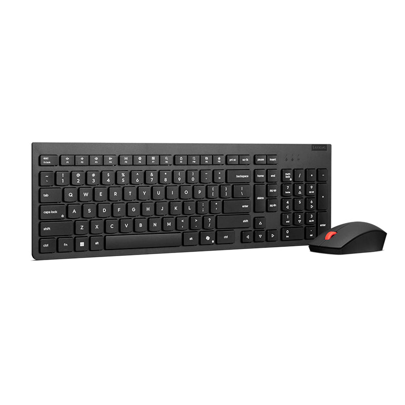 Teclado + Mouse Inalámbricos Lenovo Essential Combo Gen2, Negro, Español (La) 171