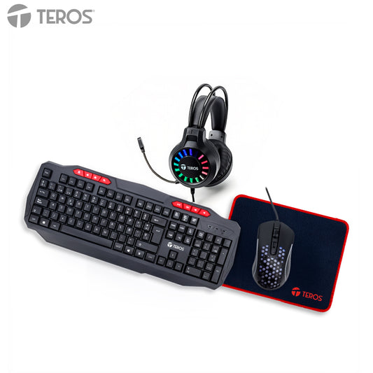 4 EN 1 TECLADO+ MOUSE+MSPAD+HD