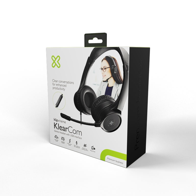 Klip Xtreme - KCH-510 - Headset (Para Conference / Para Home audio-Wired-Stereo -console cmd.)