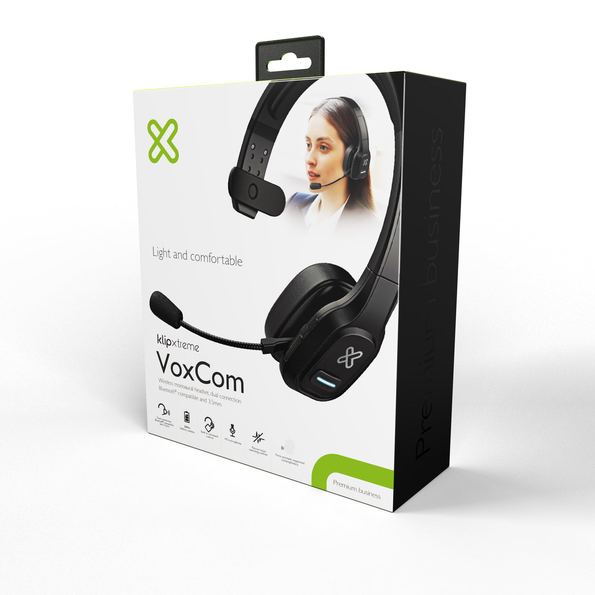 Klip Xtreme - KCH-750 - Headset (Para Conference / Para Home audio-Wireless-Dual Conn.-Mono)