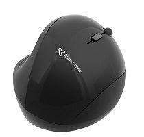Klip Xtreme - Mouse - 2.4 GHz (Wireless-Black-Ergonomic)