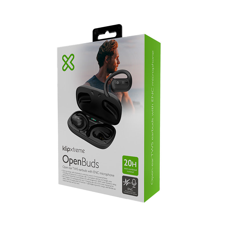 Klip Xtreme - True wireless earphones - Para Phone / Para Cellular phone / Para Tablet (Wireless-Open ear-TWS)