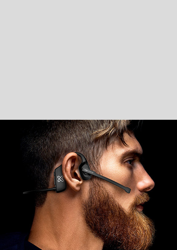Klip Xtreme - Headset - Para Conference / Para Home audio (Wireless-Open ear-Microphone)