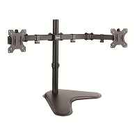 Klip Xtreme KPM-311 - Base - para 2 pantallas LCD (plástico, acero de alta calidad-negro-tamaño de pantalla: 13"-32"-soporte para escritorio)