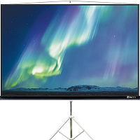 Klip Xtreme KPS-113 - Projection screen with tripod - 92" (16:9)
