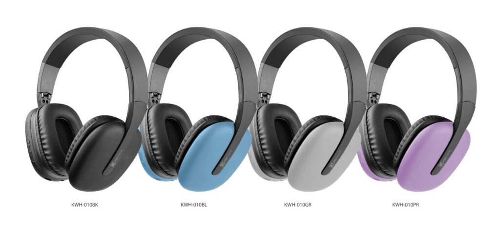 Klip Xtreme - KWH-010PR - Headphones (Para Home audio / Para Portable electronics / Para Professional audio / Para Cellular phone-Wireless-25Hrs-Purple-BT)