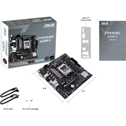 MB AS PRIME A620AM-K SVL DDR5