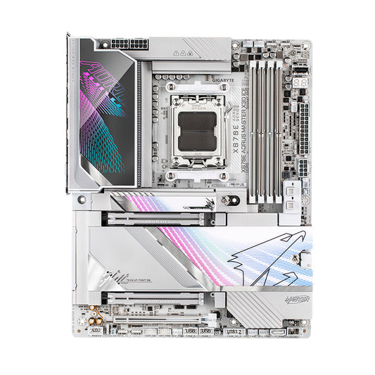 Motherboard Gigabyte X870e Aorus Master X3d Ice, Chipset AMD X870e, Socket AMD Am5, A