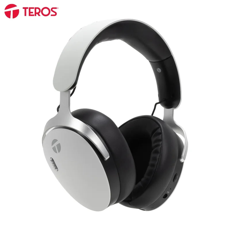 Audífono Inalámbrico Gamer TEROS TE-80720WBK, BT,USB
