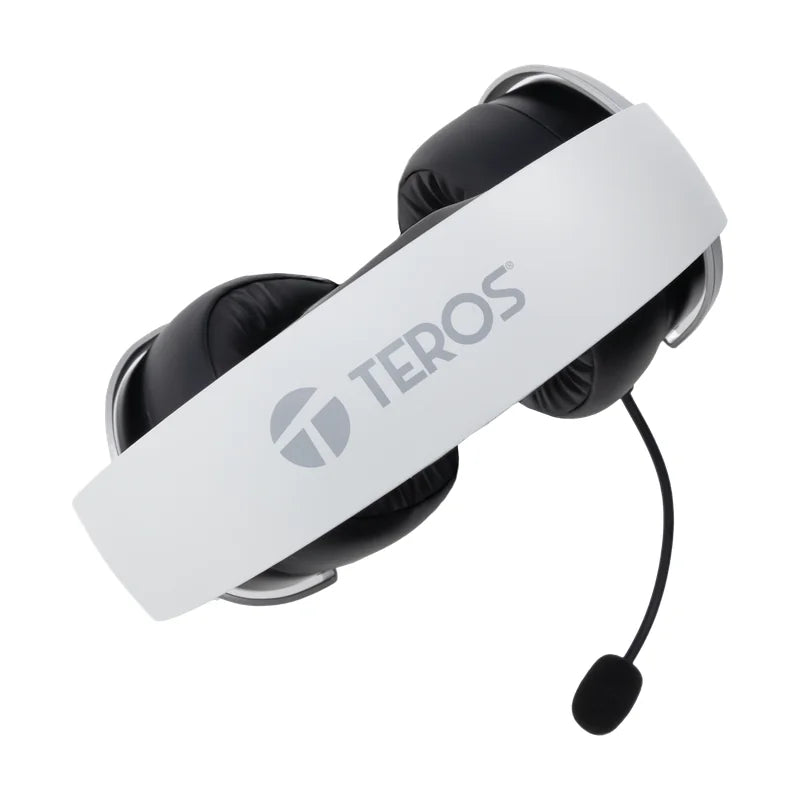 Audífono Inalámbrico Gamer TEROS TE-80720WBK, BT,USB