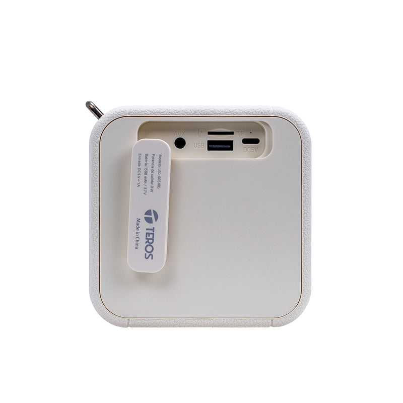 Parlante Inalámbrico TEROS Legacy Leg-6051BG, BT 5.3, 8W, 1500 mAh, USB