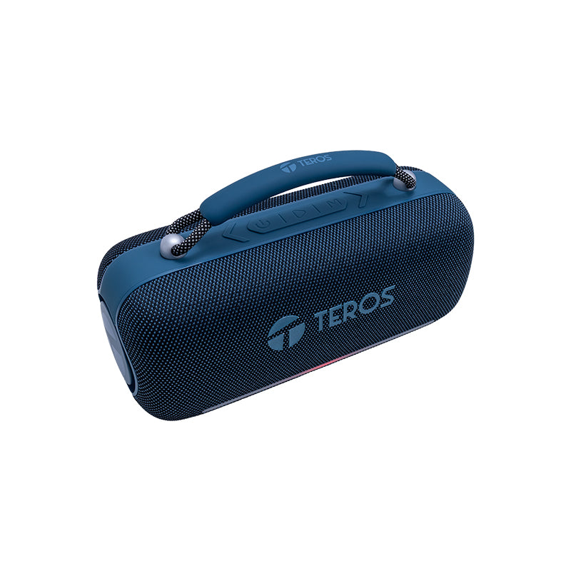 Parlante Inalámbrico TEROS Vibe VB-6049Bl, 60W, BT 5.3, 4000 mAh, USB , Luces LED, Azu