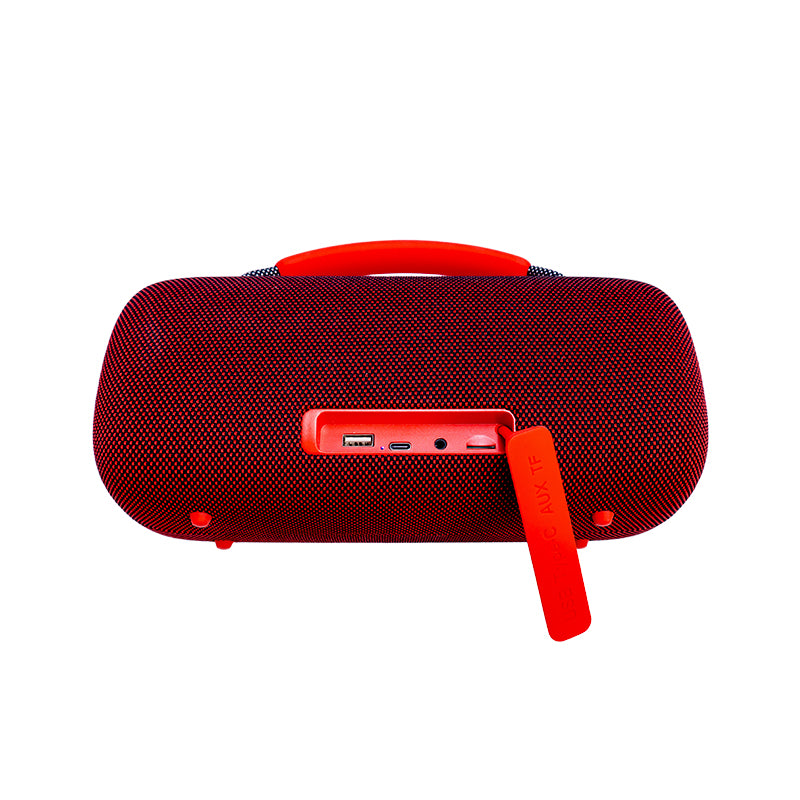 Parlante Inalámbrico TEROS Vibe VB-6049R, 60W, BT5.3, 4000 mAh, USB , Luces LED, Rojo