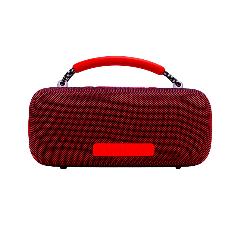 Parlante Inalámbrico TEROS Vibe VB-6049R, 60W, BT5.3, 4000 mAh, USB , Luces LED, Rojo