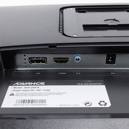 Monitor Plano Advance Adv-2457S, 23.8 FHD IPS, 144Hz, Ms, HDMI, DP, Audio Out, Parla