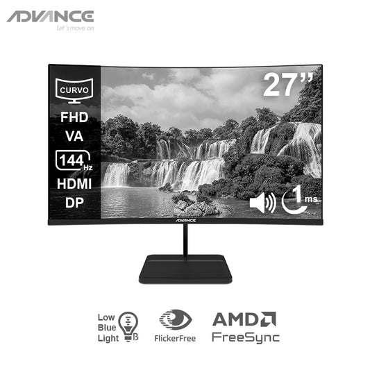MON ADV 27\'' FHD 144HZ 1MS CV