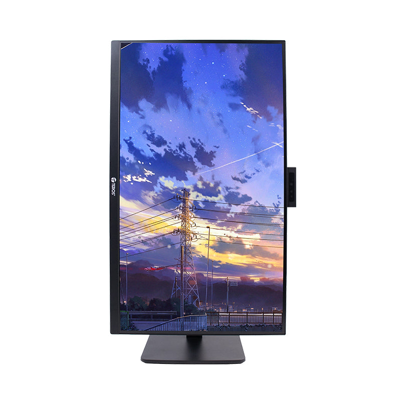 Monitor Plano Corporativo TEROS Te-2715Cs, QHD IPS, 100Hz, HDMI, DP, Audio Out, Cámar