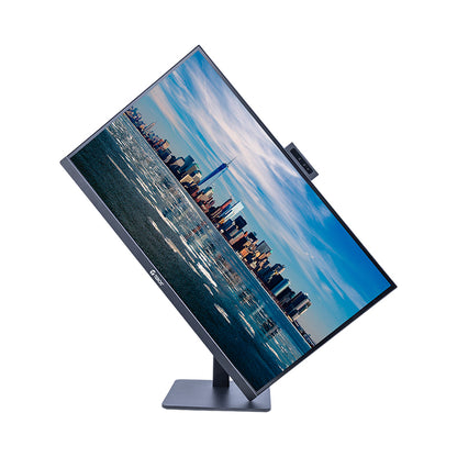 Monitor Plano TEROS Te-2720Cs, 27 QHD IPS, 144Hz, 1Ms, HDMI, DP, Cámara, Micrófono
