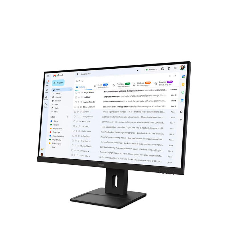 Monitor Lenovo Thinkvision E27-40, 27 WLED/FHD/IPS/HDMI X1/DP X1/VGA X1/Parlantes: 2