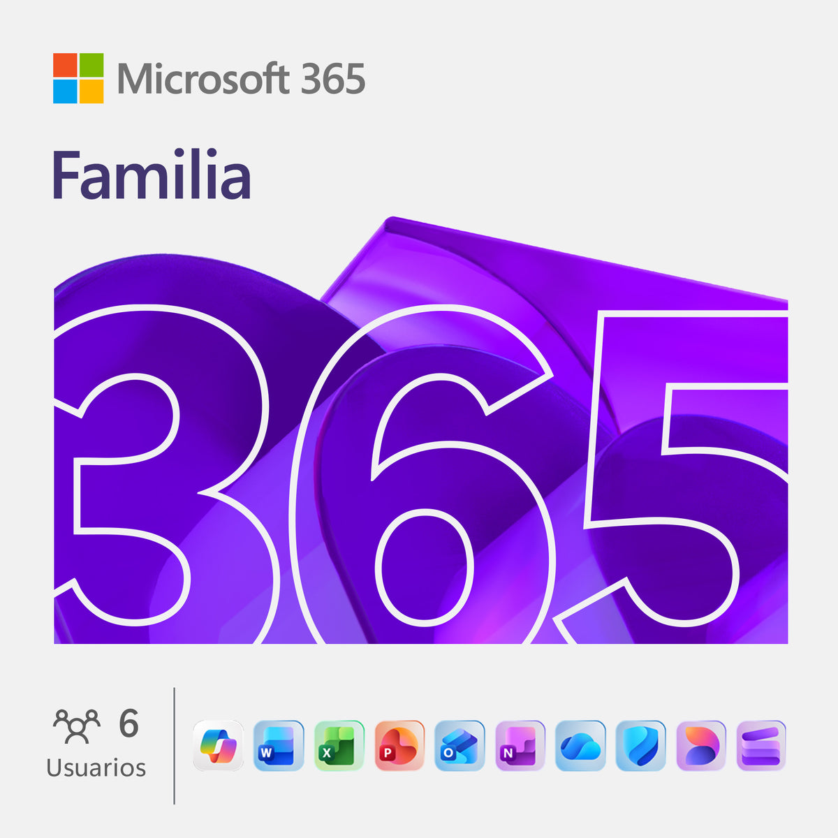 MICROSOFT 365 FAMILY LIC 1YEAR