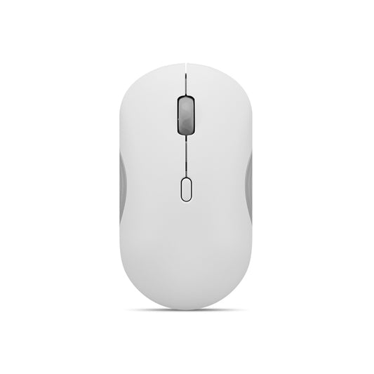 Mouse Lenovo 350 Silencioso Inalambrico (Dual Bluetooth 5.3) Color Gris Nube, Sin Bat