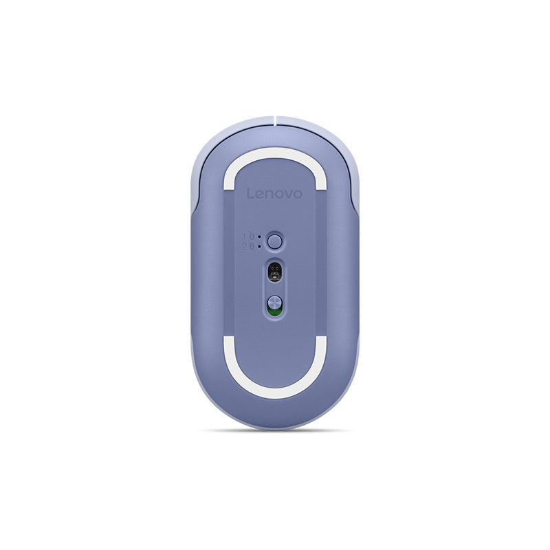 Mouse Lenovo 350 Silencioso, Interfaz Bluetooth, Color Uva Meta , Sin Batería