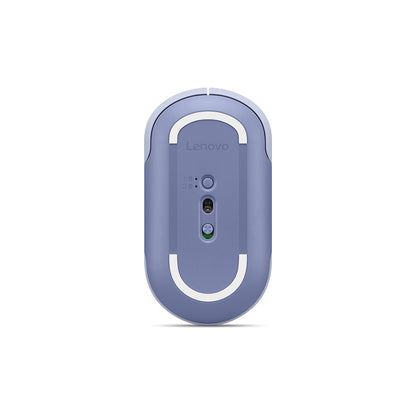 Mouse Lenovo 350 Silencioso, Interfaz Bluetooth, Color Uva Meta , Sin Batería