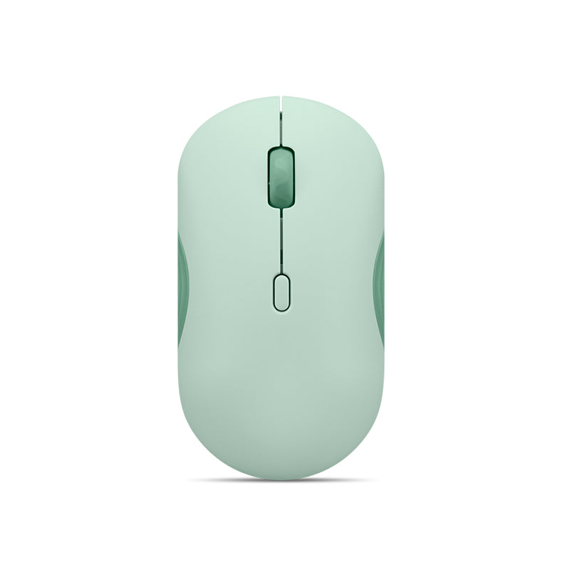 Mouse Lenovo 350 Silencioso, Interfaz Bluetooth, Color Verde Musgo, Sin Batería