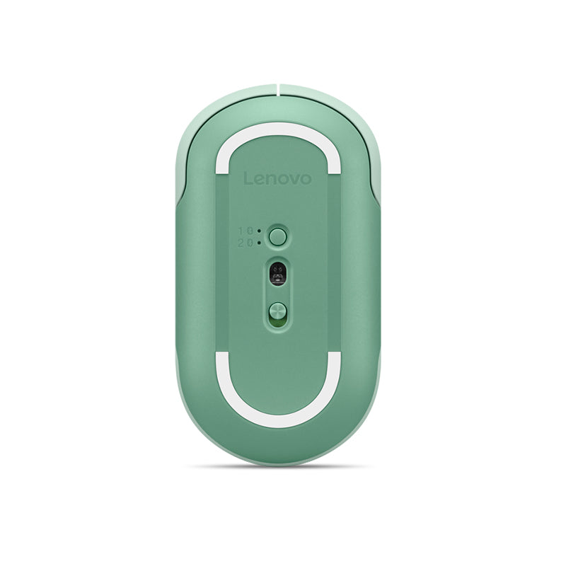 Mouse Lenovo 350 Silencioso, Interfaz Bluetooth, Color Verde Musgo, Sin Batería