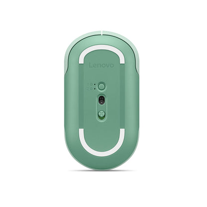 Mouse Lenovo 350 Silencioso, Interfaz Bluetooth, Color Verde Musgo, Sin Batería