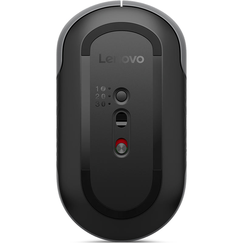 Mouse Inalambrico Lenovo 700 Silent, BT5.3/2.4GHz, hasta 3 Disp, hasta 4000 DPI, Gris