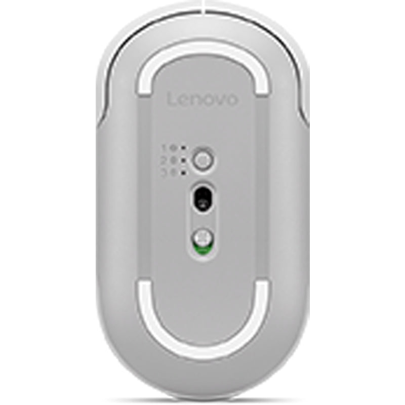 Mouse Inalambrico Lenovo 700 Silent, BT5.3/2.4GHz, hasta 3 Disp, hasta 4000 DPI, Blan