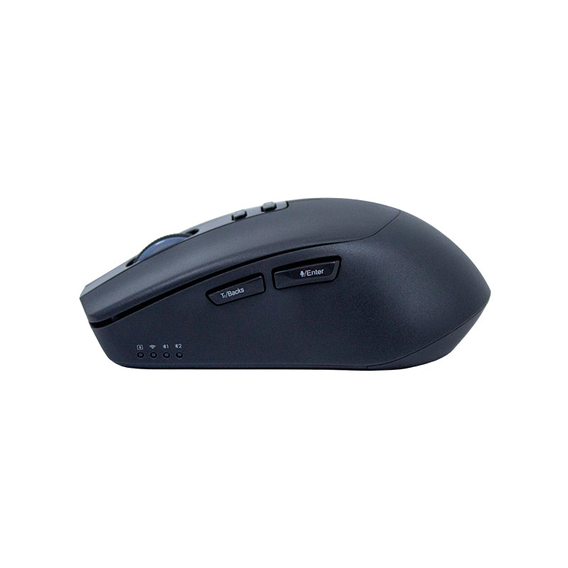 Mouse Inalámbrico TEROS Te-1249Ai, 2.4GHz, 8 Botones, Ia, DPI 3200, USB , BT