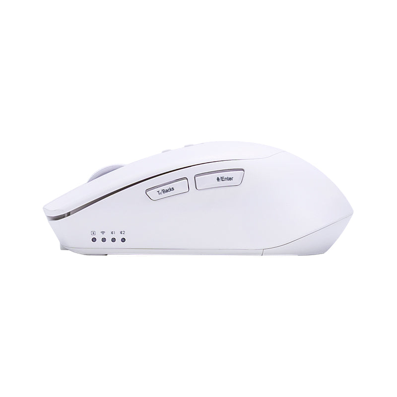 Mouse Inalámbrico TEROS Te-1250Ai , 2.4GHz, 8 Botones, Ia, DPI 3200, USB , BT