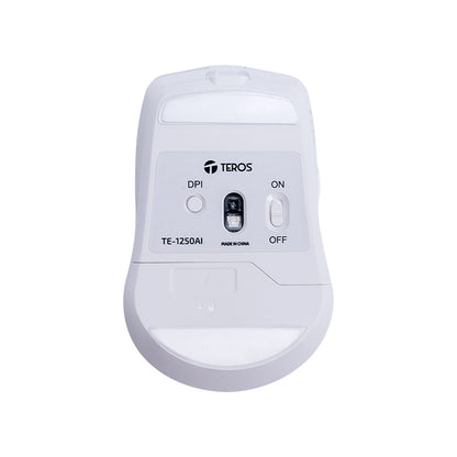 Mouse Inalámbrico TEROS Te-1250Ai , 2.4GHz, 8 Botones, Ia, DPI 3200, USB , BT