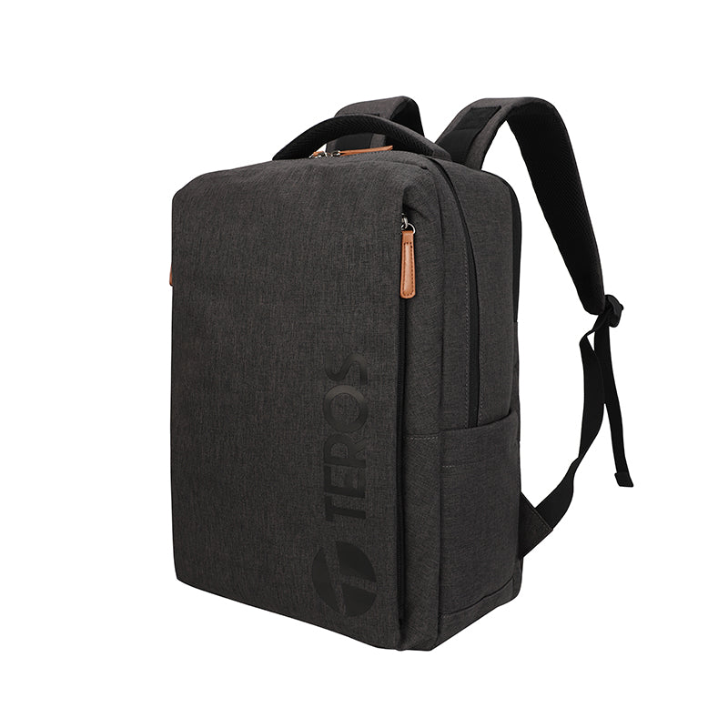 Backpack TEROS City Iii Te-9045Gr, para Notebooks de hasta 15.6 - Color Gris