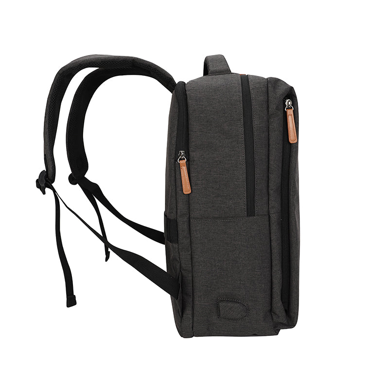 Backpack TEROS City Iii Te-9045Gr, para Notebooks de hasta 15.6 - Color Gris