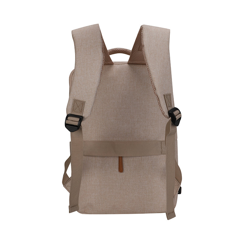 Backpack TEROS City Iii Te-9046Bg, para Notebooks de hasta 15.6, Color Beige