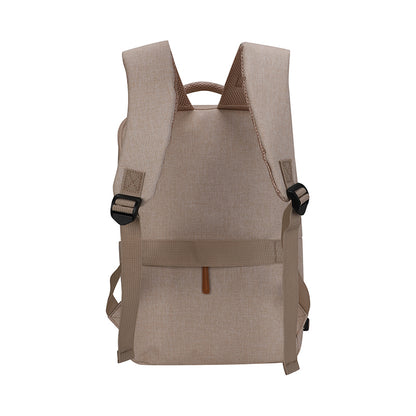 Backpack TEROS City Iii Te-9046Bg, para Notebooks de hasta 15.6, Color Beige